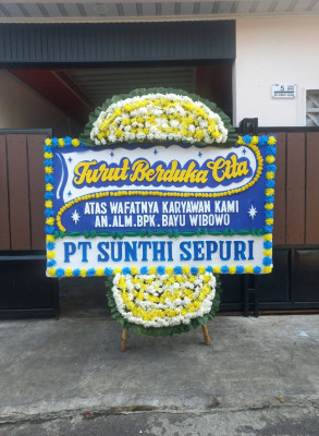 Papan Bunga Duka di Ciawigebang