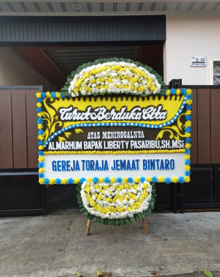 Papan Bunga Duka di Ciawigebang