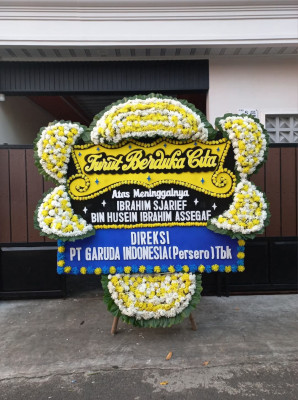 Papan Bunga Duka di Ciawigebang